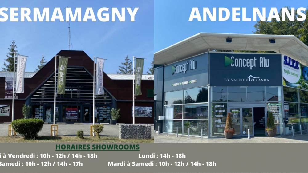 Magasins Valdoie Véranda / Concept Alu