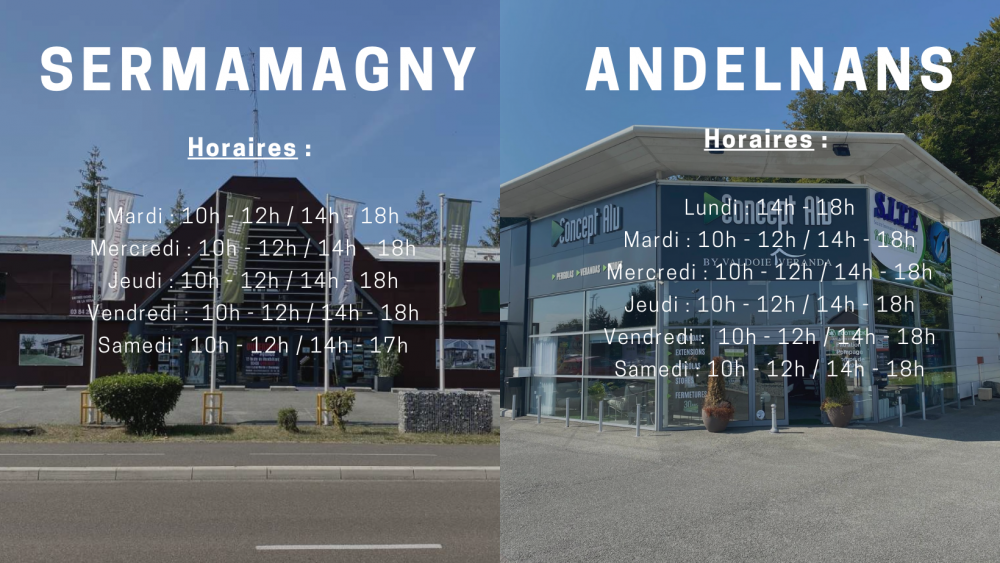 Magasins Valdoie Véranda / Concept Alu